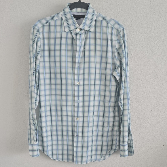 Banana Republic Other - Banana Republic Men's Light Blue Plaid Shirt